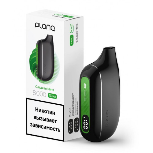 Электронная сигарета Plonq Max Smart Sweet Mint (Плонг Макс Смарт Сладкая Мята)
